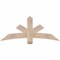 Ekena Millwork Alberta Smooth Timber Gable Bracket, Douglas Fir, 60"W x 25"H x 3 1/2"D x 5 1/2"F, 10/12 Pitch GBW060X25X0406ALB00SDF - alternate 1
